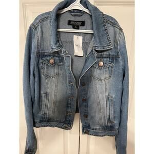 Jou Jou Premium Denim Collection Blue Jean Jacket Size Women's Small